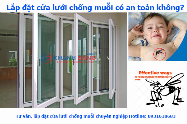 Lợi ích của lắp đặt cửa lưới chống muỗi