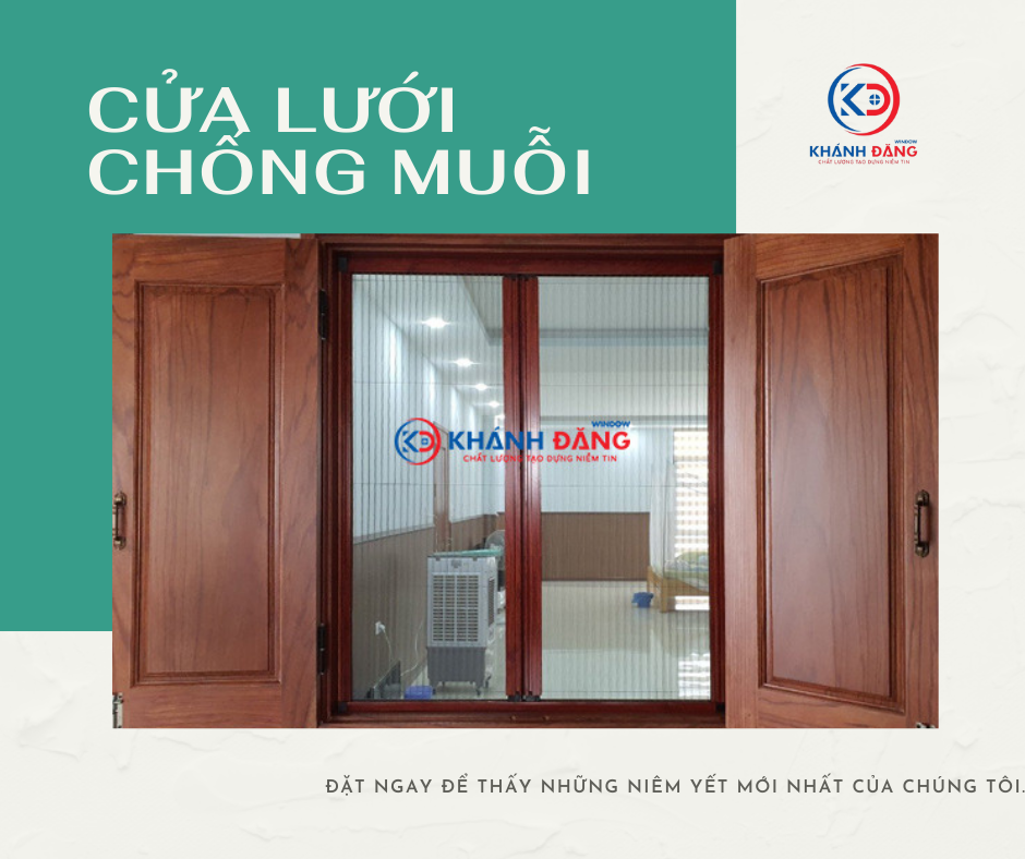 Lắp đặt Cửa lưới chống muỗi ngăn muỗi hoàn toàn hiệu quả