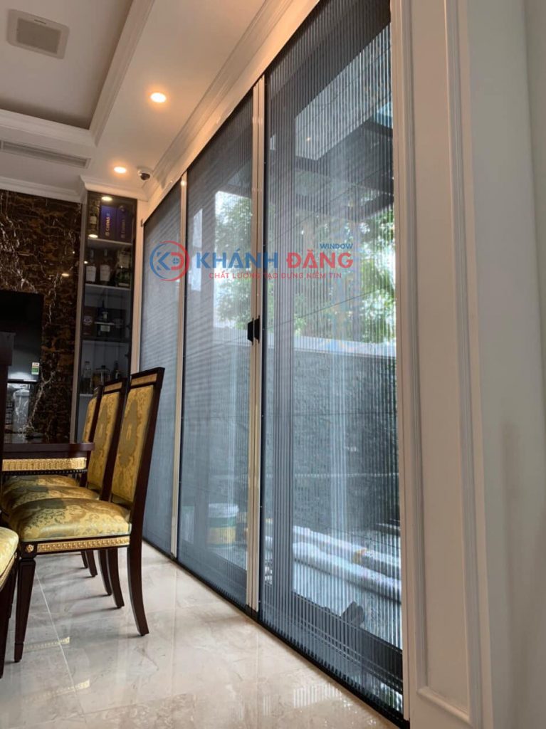 Cửa lưới chống muỗi xếp không ray