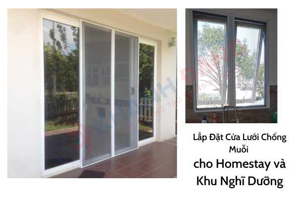 Lý Do nên Lắp Đặt Cửa Lưới Chống Muỗi cho Homestay và Khu Nghĩ Dưỡng