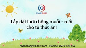 Lắp Đặt Lưới Chống Ruồi Cho Tủ Thức Ăn