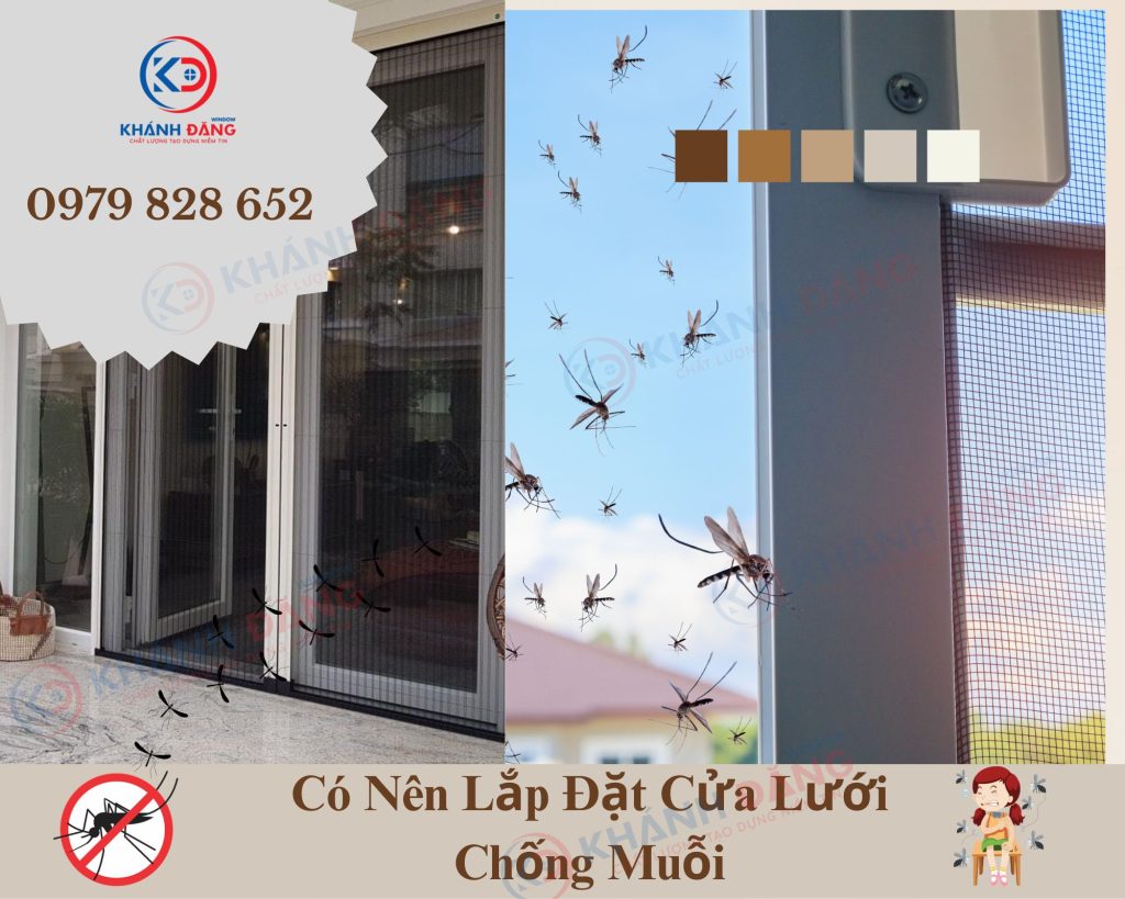 Độ bền khi lắp đặt cửa lưới chống muỗi