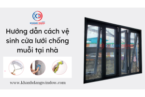 Hướng dẫn cách vệ sinh cửa lưới chống muỗi tại nhà