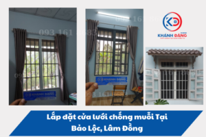 Lắp Đặt Cửa Lưới Chống Côn Trùng Tại Bảo Lộc
